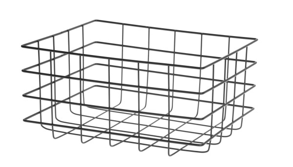 Trådkorg 25X20Cm Metall Black - Maku - EKO:-