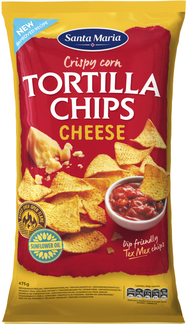 Tortilla Chips Cheese Santa Maria EKO