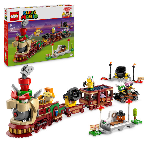 Lego® Super Mario™ Bowsers Expresståg Lekset, Set Med Nintendo® Karaktärer För Barn 71437 - (1392 Delar)