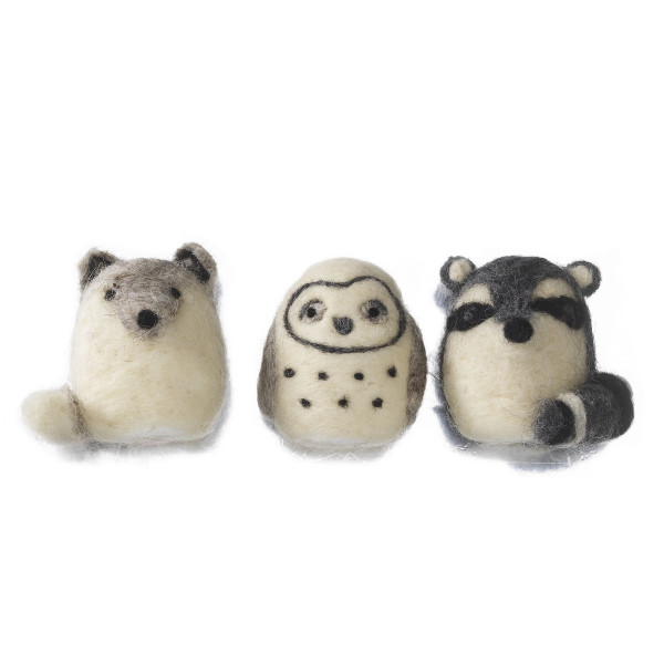 DiyKit Nålfilta Söta Ulldjur Panduro EKO