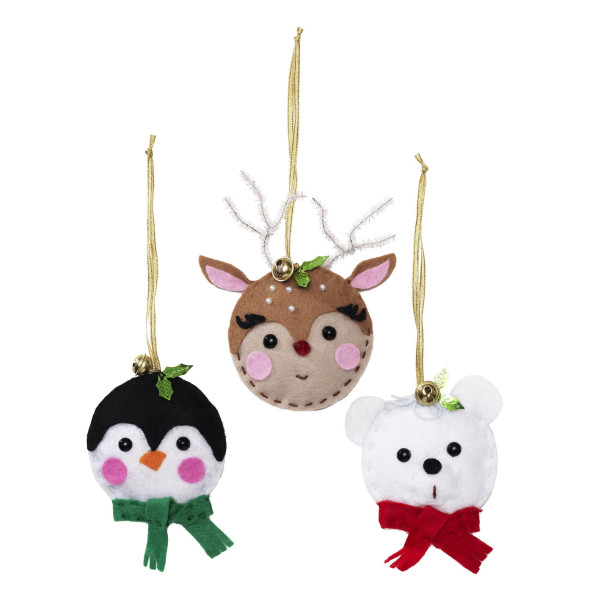 Diy Xmas Felt Buddies - Panduro