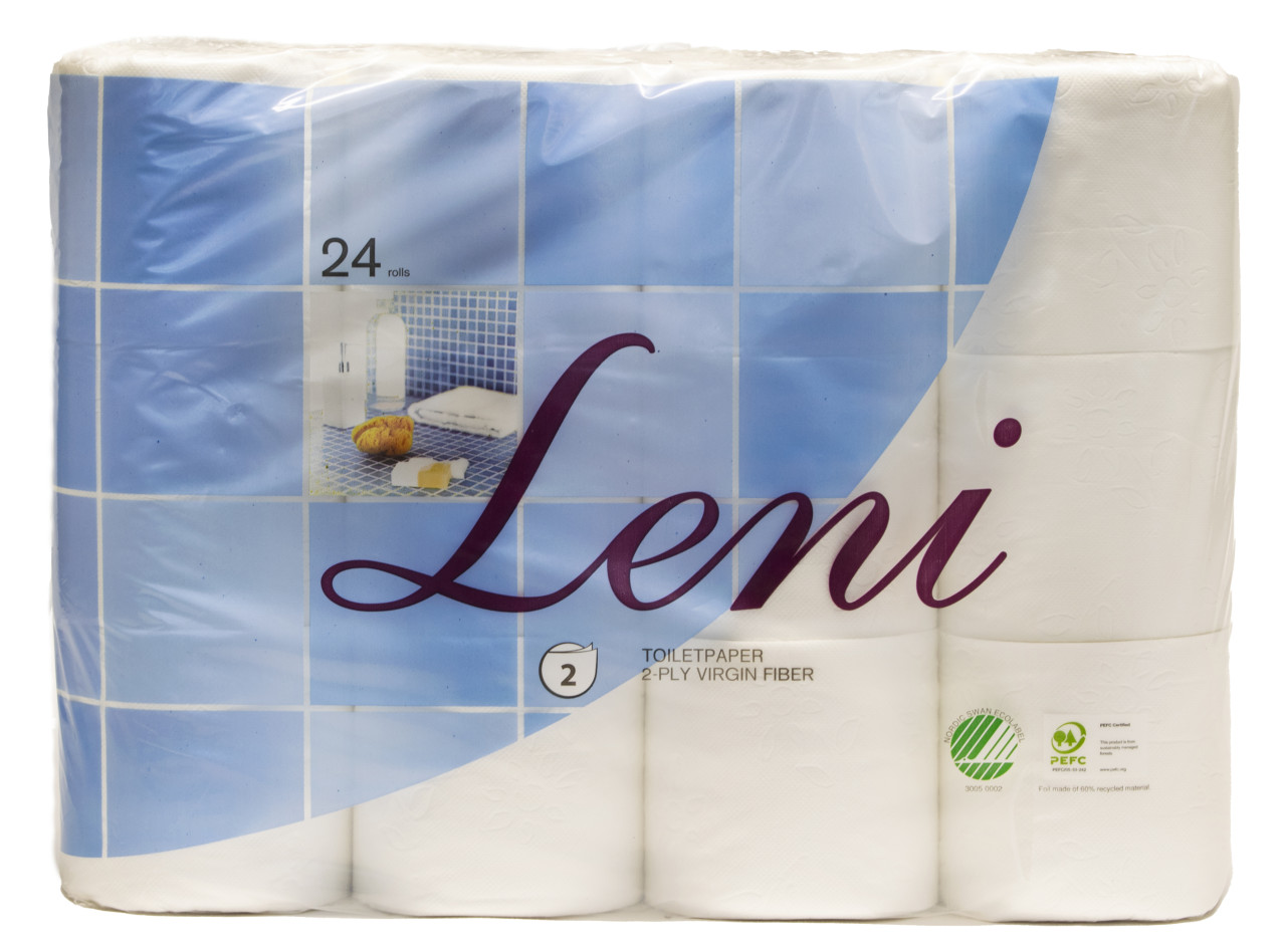 Toalettpapper - 24-pack - LENI - EKO:-
