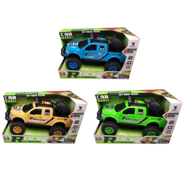 Hobbytoys Monster Truck Big Ljud/Ljus 27 Cm