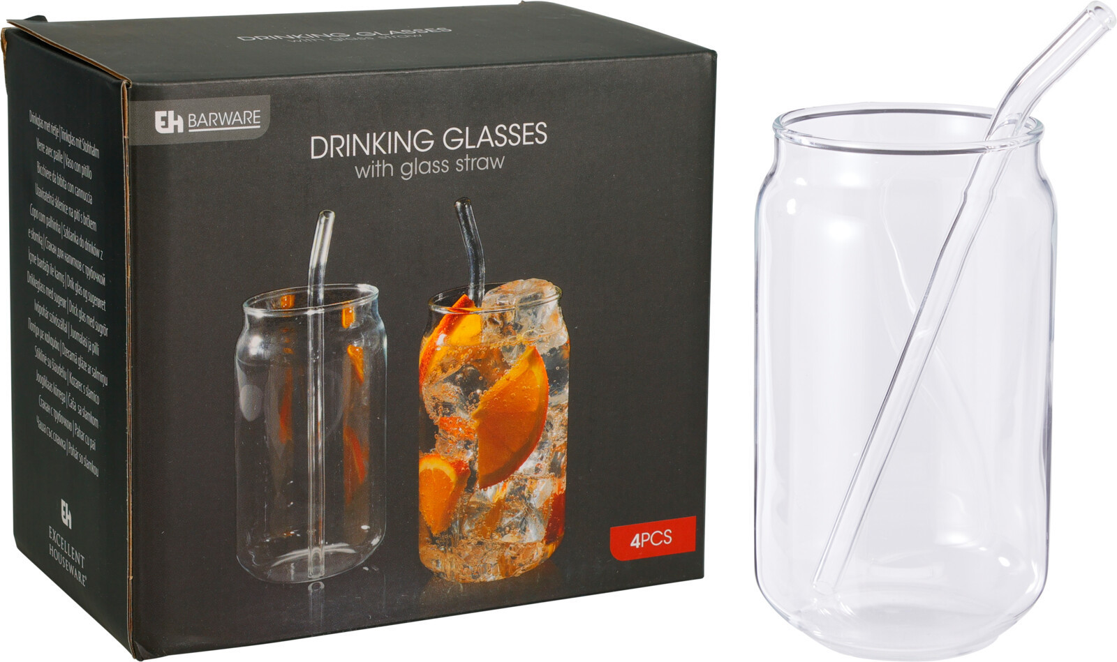 KOOPMAN DRICKSGLAS 500ML SET 4ST