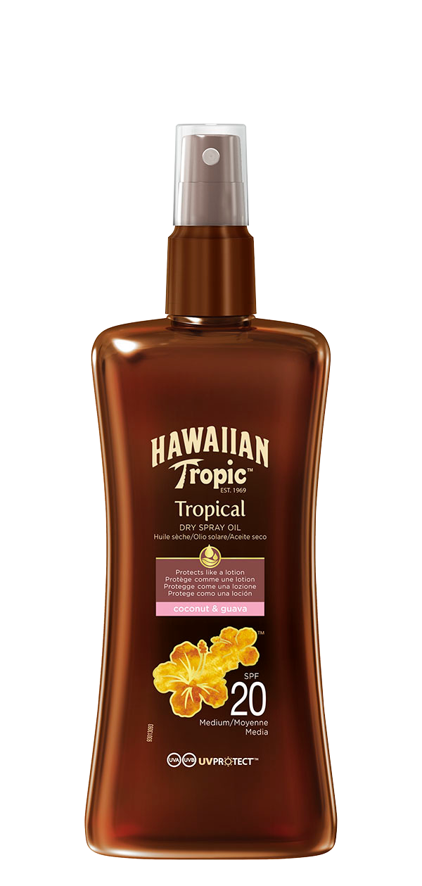 Dry Spray Oil Spf20 200M HAWAIIAN TROPIC EKO