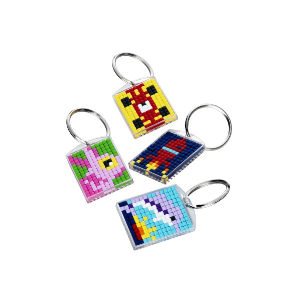 Diy Kit Pixel Keyring Colour PANDURO EKO