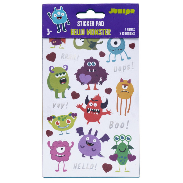 Stickersbok Monster - Panduro