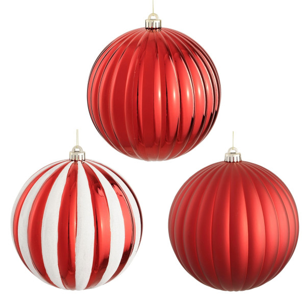MICA DECORATIONS JULKULA RÖD 3SORT 20CM - EKO:-