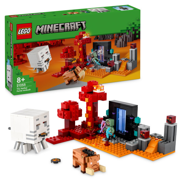 Lego® Minecraft® Attack Vid Nether-Portalen 21255 (352 Delar)