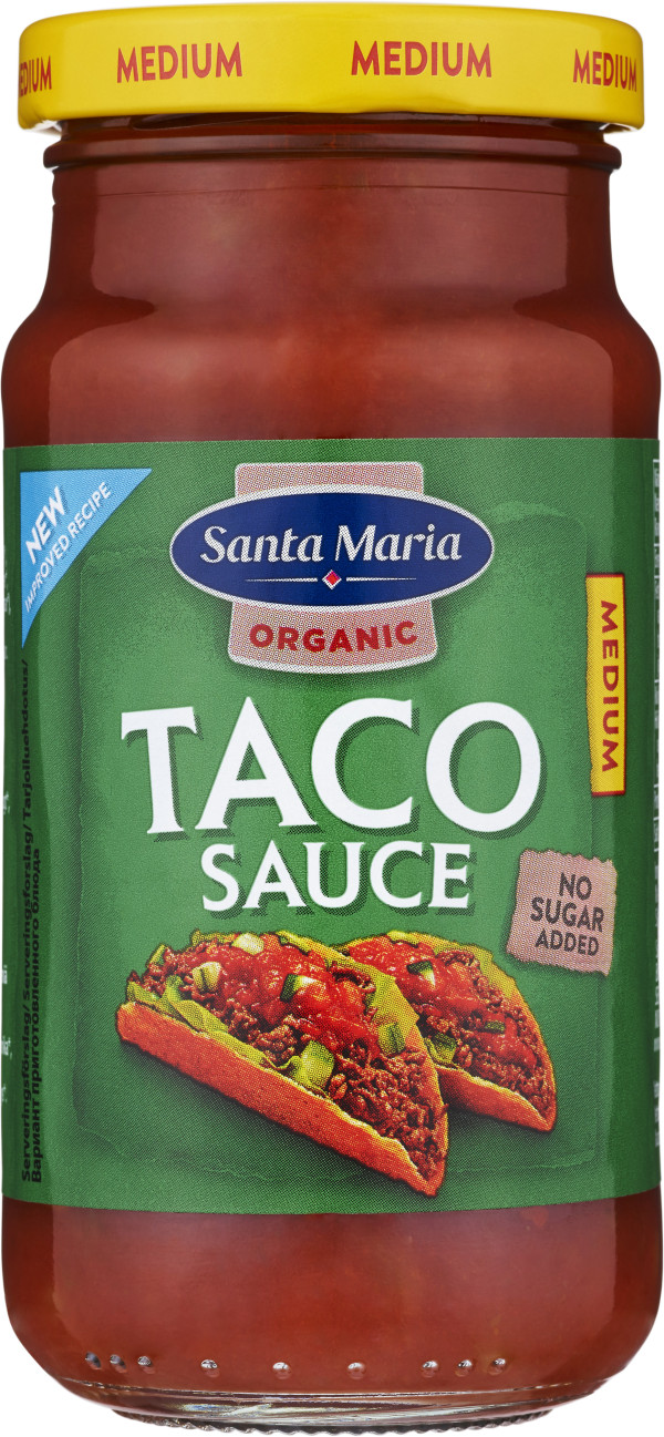 Taco Sauce Medium Organic SANTA MARIA EKO