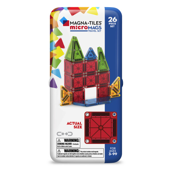 Micromags Travel Tin Case 26 Pcs - Magna-Tiles