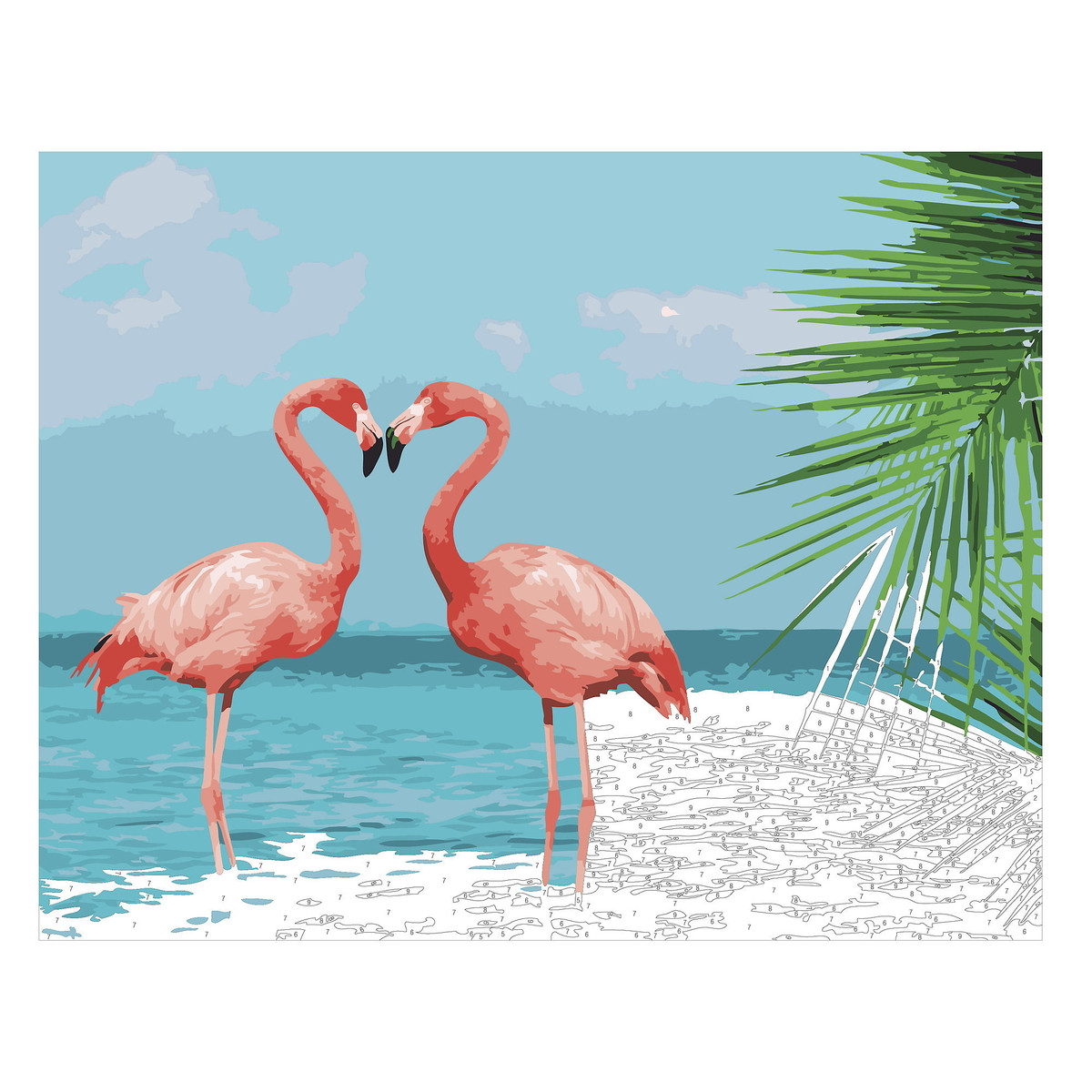 Paint By Number Flamingor PANDURO EKO