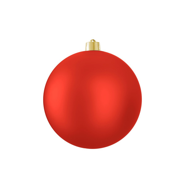 MICA DECORATIONS JULKULA RÖD MATT 20CM - EKO:-