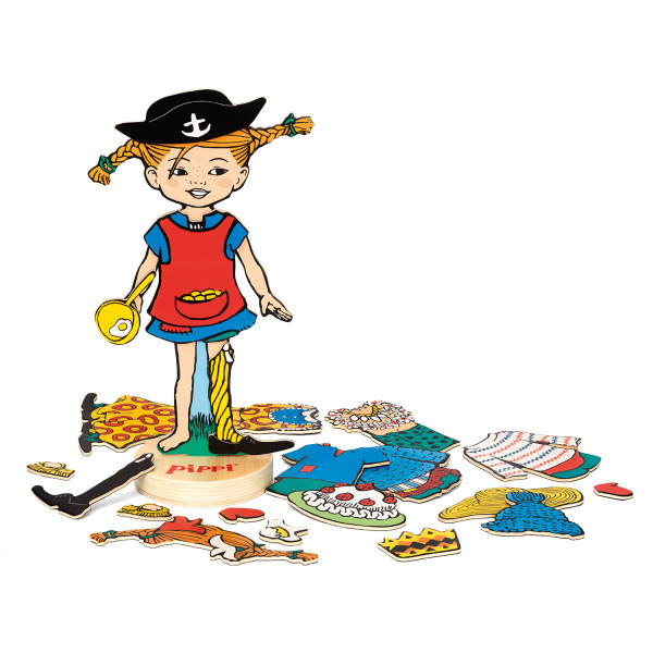 Byter Om- Magnetdocka - Pippi