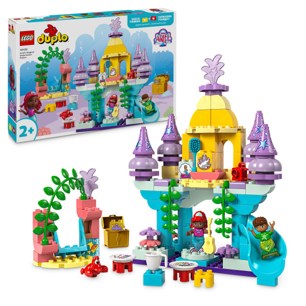 Lego® Duplo® | Disney Ariels Magiska Undervattenspalats Byggleksak Från Den Lilla Sjöjungfrun 10435 - (116 Delar)