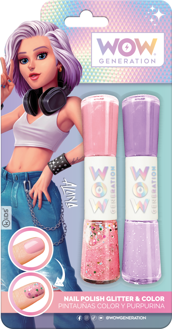 Nagellack Med Glitter - WOW-GENERATION