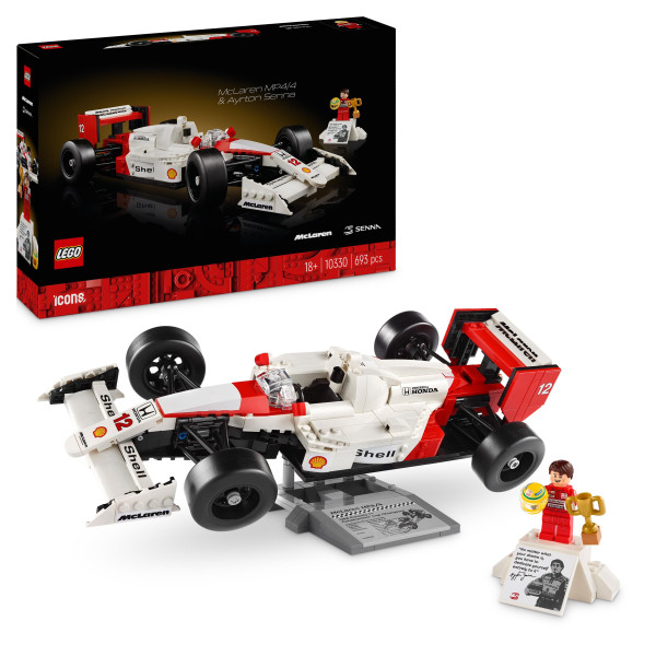 Lego® Icons Mclaren Mp4/4 & Ayrton Senna Set 10330 (693 Delar)