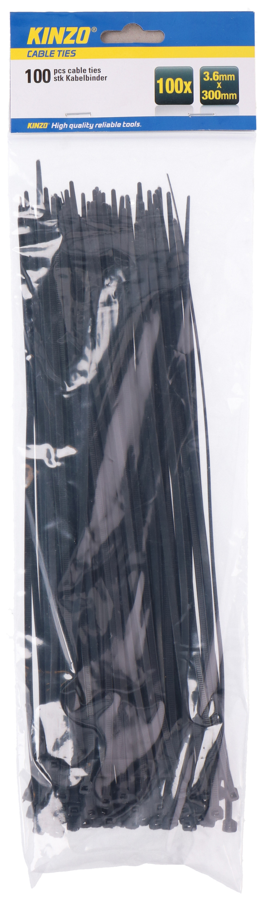 v-tac Fascetta Nera 2,5m X 100mm Confezione 100 Pezzi