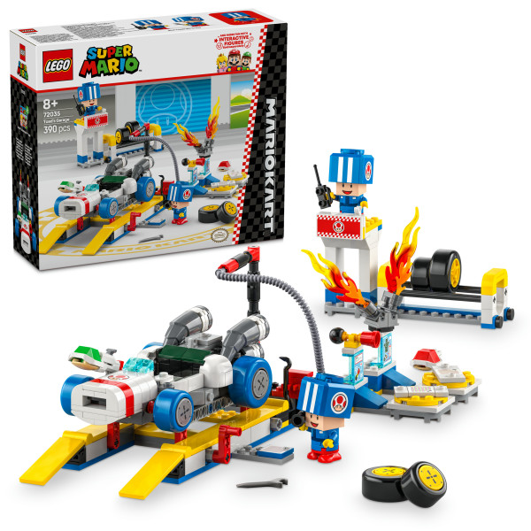 Lego® Super Mario™: Mario Kart™ – Toads Garage, Gåva Med Nintendo® Figurer, Ändringsbar Leksak 72035 - (390 Delar)