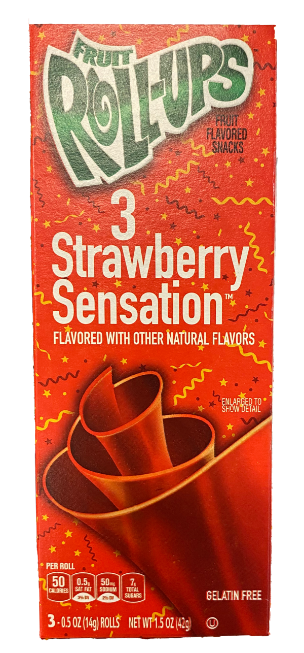 Fruit Roll Ups Strawberry Sensation 43,5G GENERAL MILLS EKO