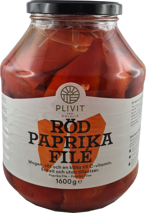 Paprika File Röd - Plivit - EKO:-