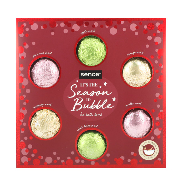 SENCE COLLECTION GIFTSET BATH BOMB 6X45GR SEASON T EKO